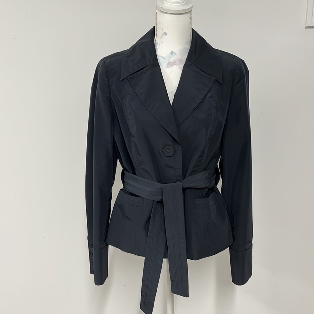Talbots Iridescent Navy Jacket